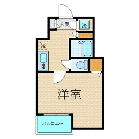 エスコート東大前の物件間取画像